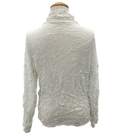 ISSEY MIYAKE イッセイミヤケ シワ加工 カットソー  ホワイト