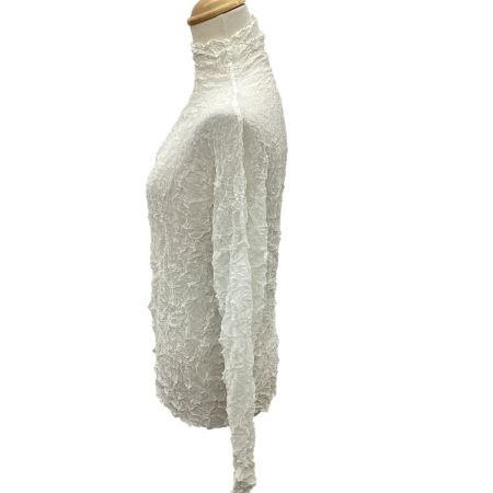 ISSEY MIYAKE イッセイミヤケ シワ加工 カットソー  ホワイト
