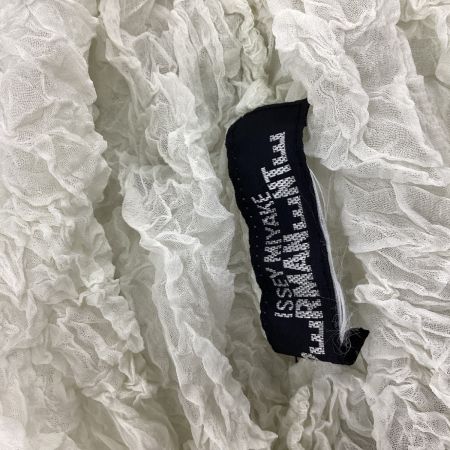 ISSEY MIYAKE イッセイミヤケ シワ加工 カットソー  ホワイト