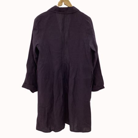 JURGEN LEHL ヨーガンレール レディース ロングコート SIZE M パープル