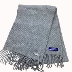 BURBERRY バーバリー マフラー  グレー Bランク