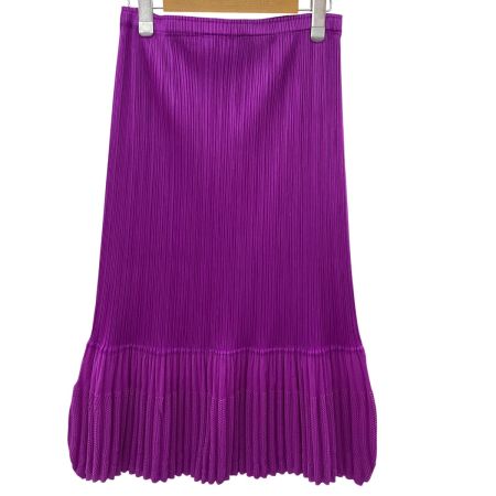 ISSEY MIYAKE イッセイミヤケ PLEATS PLEASE 変形 スカート  SIZE 3 星柄 PP81-JG584 パープル