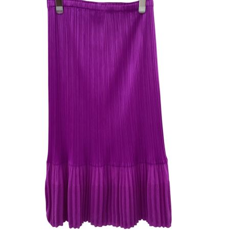ISSEY MIYAKE イッセイミヤケ PLEATS PLEASE 変形 スカート  SIZE 3 星柄 PP81-JG584 パープル