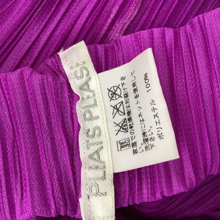ISSEY MIYAKE イッセイミヤケ PLEATS PLEASE ジャケット カーディガン SIZE 3 PP53-JO682 パープル