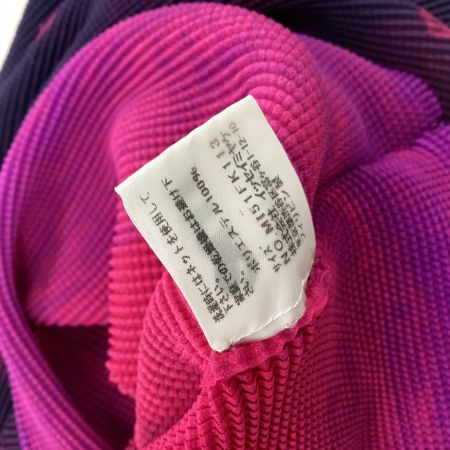 ISSEY MIYAKE Me ワッフルプリーツ カットソー  MI51FK113 パープル