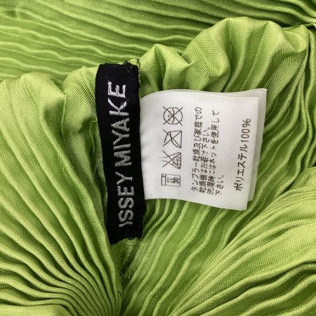 ISSEY MIYAKE イッセイミヤケ プリーツ カットソー バイカラー SIZE　2 IM03FJ967 グリーン