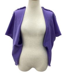 ISSEY MIYAKE A-POC 変形 カーディガン SIZE 2 AP51KK409 バイオレット Bランク