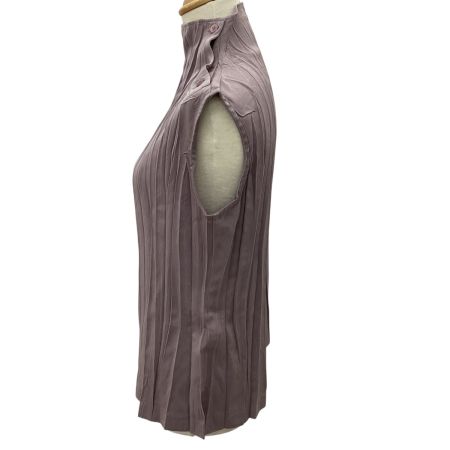 ISSEY MIYAKE イッセイミヤケ プリーツ ノースリーブカットソー SIZE 2 IM14FJ951 ピンク