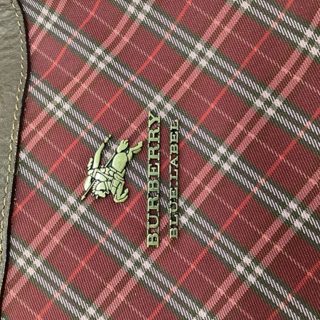 BURBERRY BLUE LABEL バーバリーブルーレーベル レディース ハンドバッグ チェック レッド