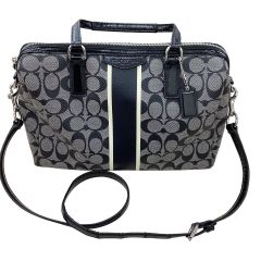 COACH コーチ レディース ２WAYバッグ シグネチャー F30662 グレー Bランク