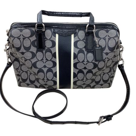 COACH コーチ レディース ２WAYバッグ シグネチャー F30662 グレー