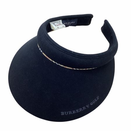 BURBERRY GOLF サンバイザー ブラック
