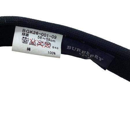 BURBERRY GOLF サンバイザー ブラック