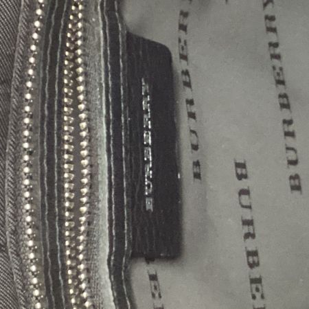 BURBERRY バーバリー ハンドバッグ ブラック×ベージュ