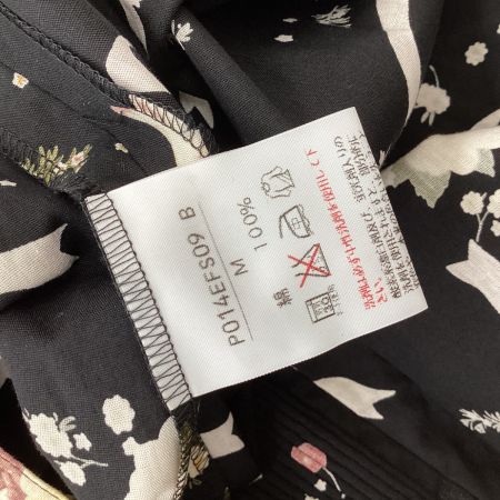 PINK HOUSE ピンクハウス レディース スカート 花 さくらんぼ リボン ピコフリル SIZE M ブラック