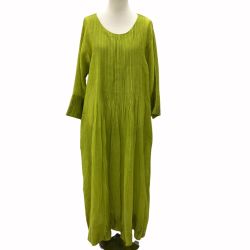 JURGEN LEHL ヨーガンレール レディース ワンピース SIZE M 黄緑 Bランク