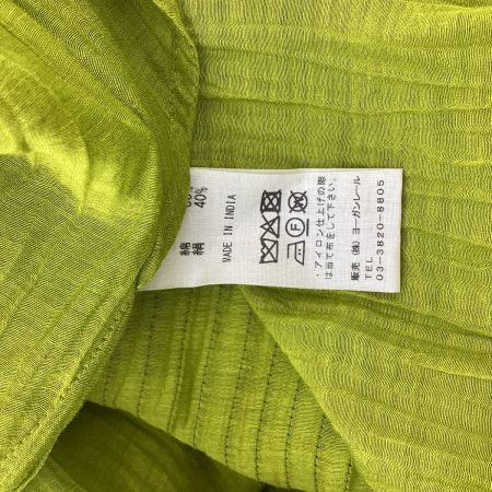 JURGEN LEHL ヨーガンレール レディース ワンピース SIZE M 黄緑