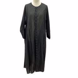 JURGEN LEHL ヨーガンレール レディース シャツワンピース SIZE M ブラック Bランク