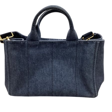 PRADA プラダ トートバッグ デニム カナパ