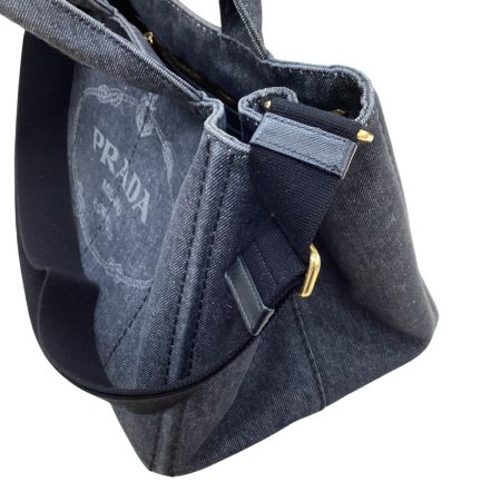 PRADA プラダ トートバッグ デニム カナパ