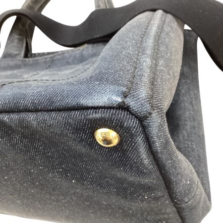 PRADA プラダ トートバッグ デニム カナパ