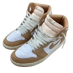 NIKE ナイキ メンズ スニーカー エア ジョーダン 1 レトロ ハイ OG プラリネ SIZE 29cm FN6622-201 ベージュ Bランク
