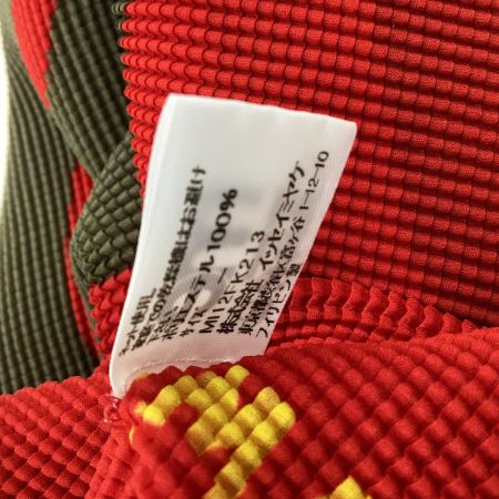 ISSEY MIYAKE イッセイミヤケ レディース カットソー SIZE Free MI12FK203 レッド