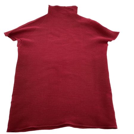 ISSEY MIYAKE イッセイミヤケ PLEATS PLEASE カットソー SIZE 3 PP68FK403 レッド