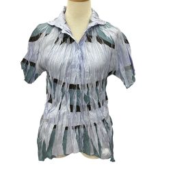 ISSEY MIYAKE イッセイミヤケ PLEATS PLEASE カットソー SIZE 3 PP34-ZT903 ブルー Bランク