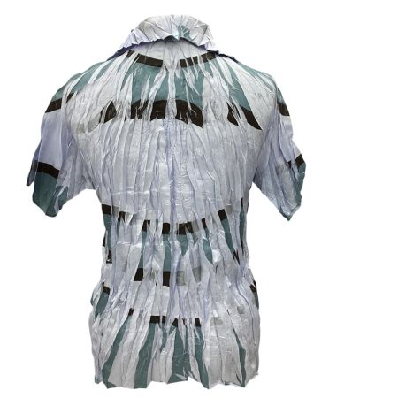 ISSEY MIYAKE イッセイミヤケ PLEATS PLEASE カットソー SIZE 3 PP34-ZT903 ブルー