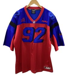 FUBU フブ メンズ Tシャツ SIZE XL ブルー×レッド Bランク