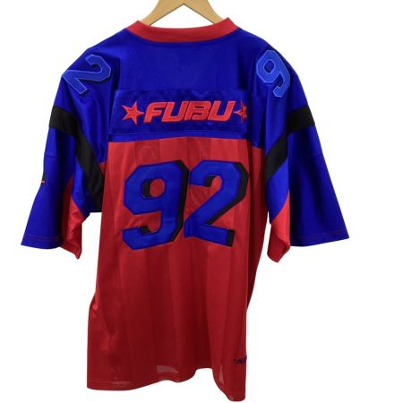 FUBU フブ メンズ Tシャツ SIZE XL ブルー×レッド