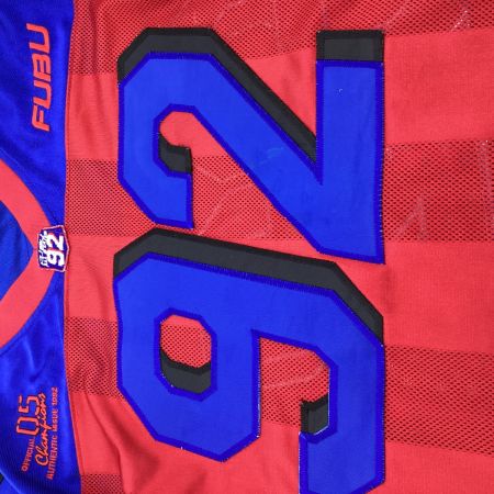 FUBU フブ メンズ Tシャツ SIZE XL ブルー×レッド