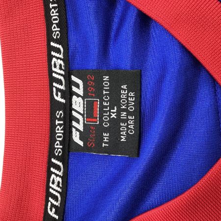 FUBU フブ メンズ Tシャツ SIZE XL ブルー×レッド