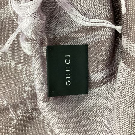 GUCCI グッチ ストール GG柄 パープル