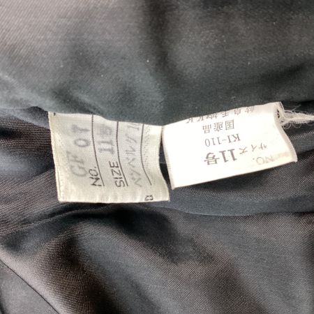 レディース 毛皮 コート SIZE 11号 ブラック