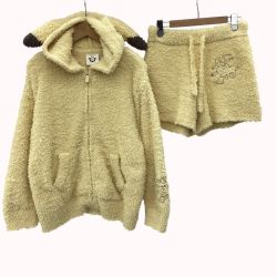 gelato pique ジェラートピケ ポケモン ピカチュウ セットアップ ルームウェア SIZE Free イエロー Bランク