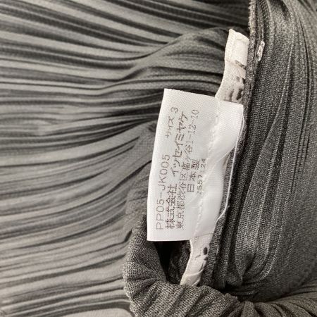 ISSEY MIYAKE イッセイミヤケ PLEATS PLEASE カットソー SIZE 3 PP05-JK005 グレー