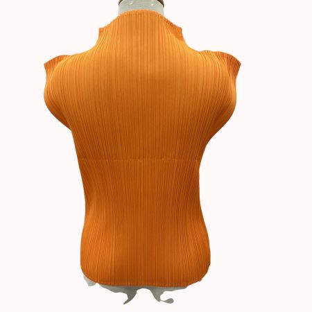 ISSEY MIYAKE イッセイミヤケ PLEATS PLEASE カットソー SIZE 3 PP33-JK102 オレンジ