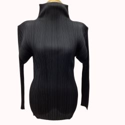 ISSEY MIYAKE イッセイミヤケ PLEATS PLEASE カットソー SIZE 3 PP04-JK604 ブラック Bランク
