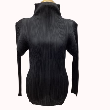 ISSEY MIYAKE イッセイミヤケ PLEATS PLEASE カットソー SIZE 3 PP04-JK604 ブラック