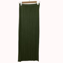 ISSEY MIYAKE イッセイミヤケ PLEATS PLEASE スカート SIZE 2 PP63-JG301 グリーン Bランク