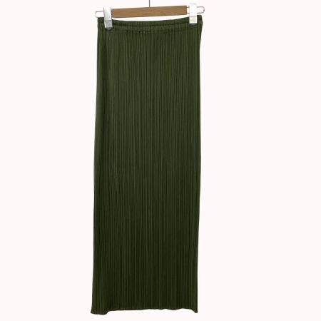 ISSEY MIYAKE イッセイミヤケ PLEATS PLEASE スカート SIZE 2 PP63-JG301 グリーン