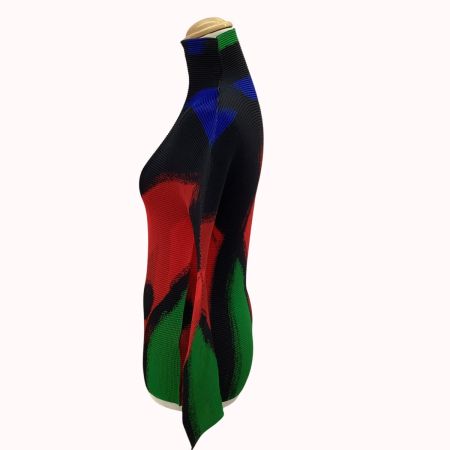 ISSEY MIYAKE イッセイミヤケ プリーツ 総柄 カットソー MI91FJ271 マルチカラー