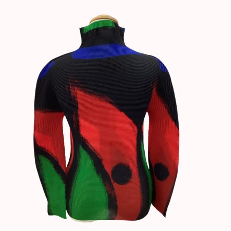 ISSEY MIYAKE イッセイミヤケ プリーツ 総柄 カットソー MI91FJ271 マルチカラー