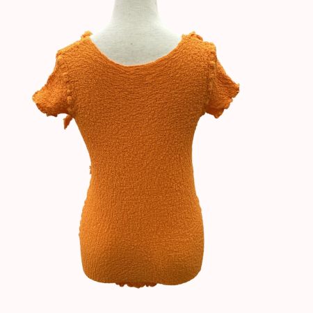 ISSEY MIYAKE イッセイミヤケ カリフラワー カットソー 変形 MI42FK209 オレンジ