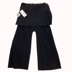 ISSEY MIYAKE イッセイミヤケ 未使用 タグ付き 変形 パンツ プリーツ  MI14-KF788 ブラック Aランク