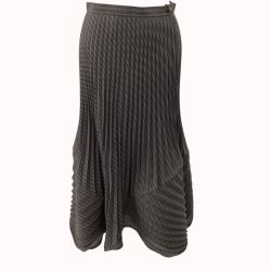 ISSEY MIYAKE イッセイミヤケ レディース 変形 スカート SIZE 2 IM24FG928 ブラウン Bランク