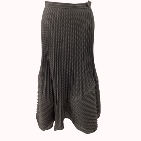 ISSEY MIYAKE イッセイミヤケ レディース 変形 スカート SIZE 2 IM24FG928 ブラウン