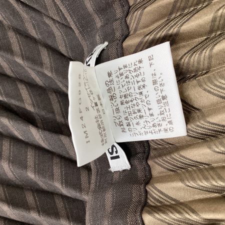 ISSEY MIYAKE イッセイミヤケ レディース 変形 スカート SIZE 2 IM24FG928 ブラウン